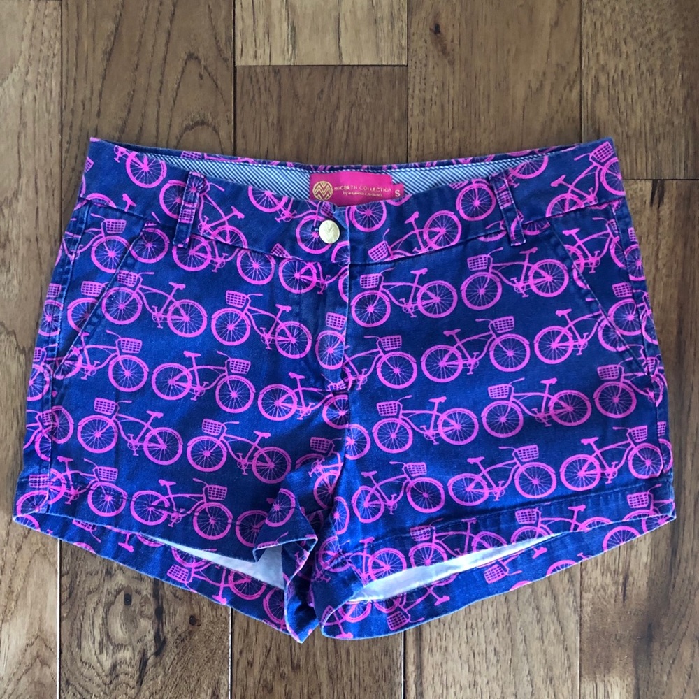 Macbeth Collection | Bicycle Print Shorts